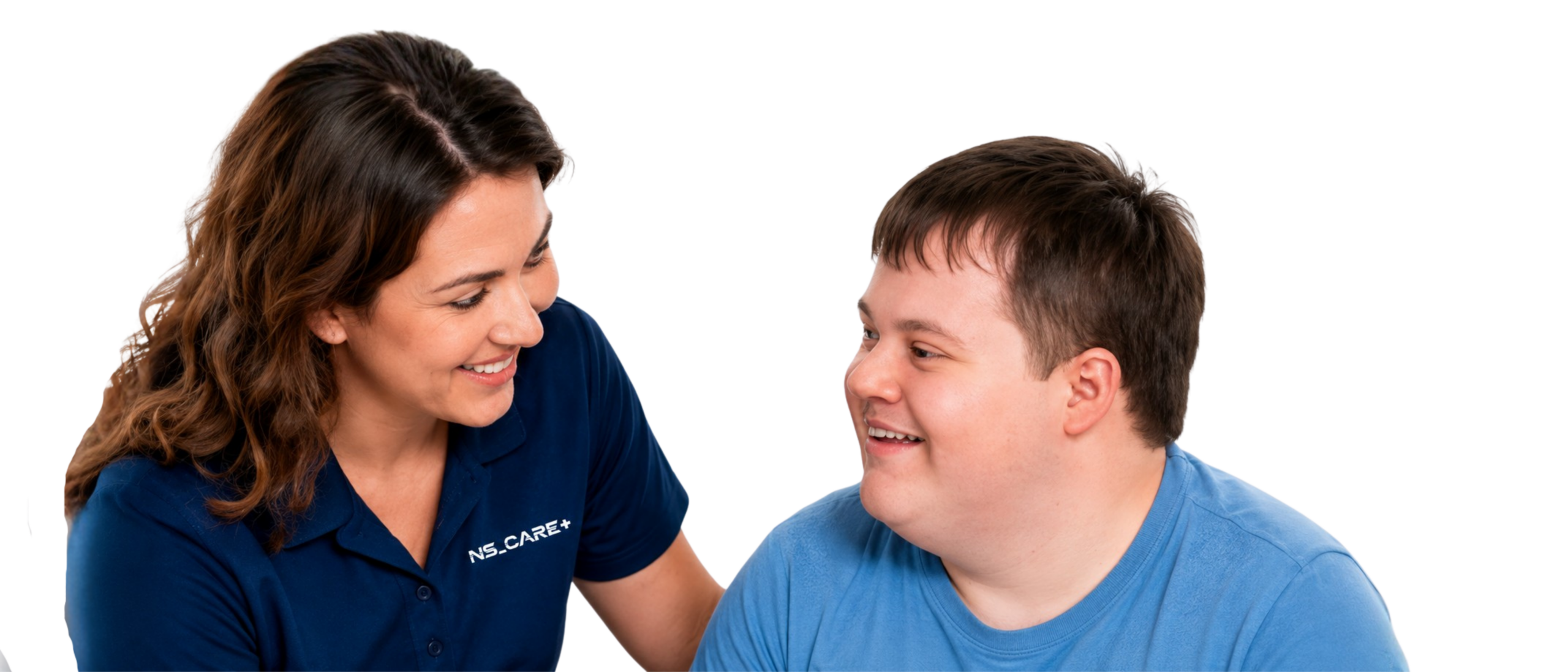 People using disability support services together